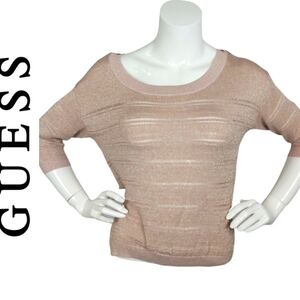Guess Light Sparkly Knit Sweater